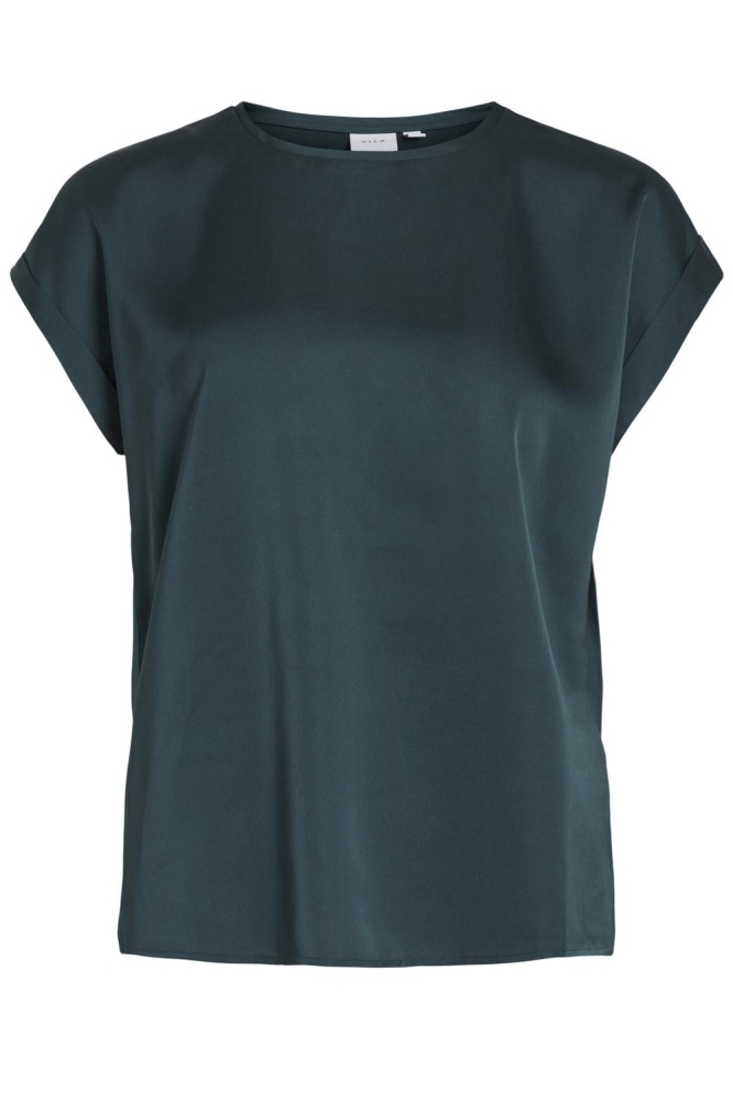 VIELLETTE S/S SATIN TOP - NOOS 14059563 PONDEROSA PINE
